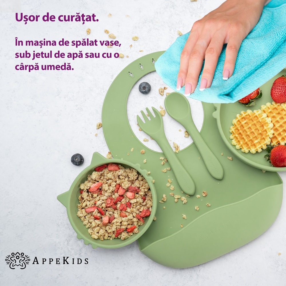 Set Diversificare AppeKids - Kitty - Raw Green