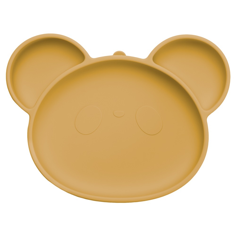 Farfurie din silicon, AppeKids - Panda - Honey