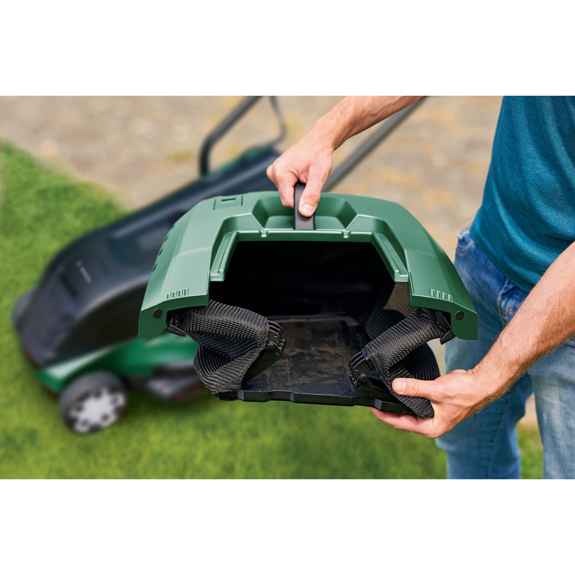 Masina de tuns iarba BOSCH, 1300W, 6 trepte inaltime, maner ErgoFlex, sac 40l