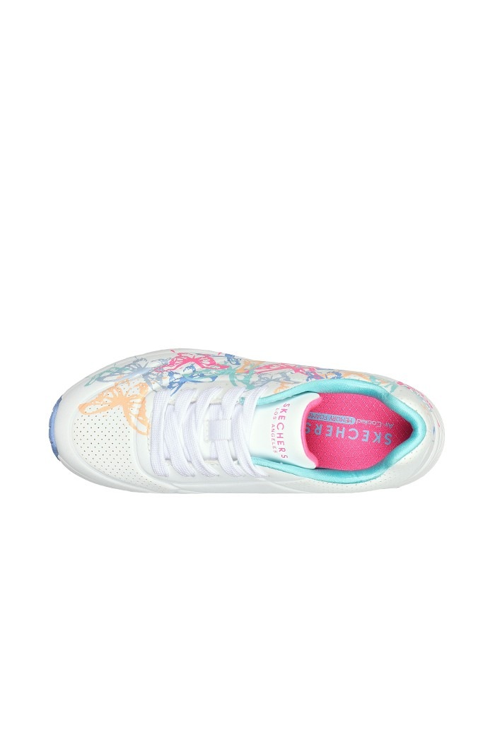 Pantofi Sport Skechers Uno Butterfly Zooms JR, Alb, 33