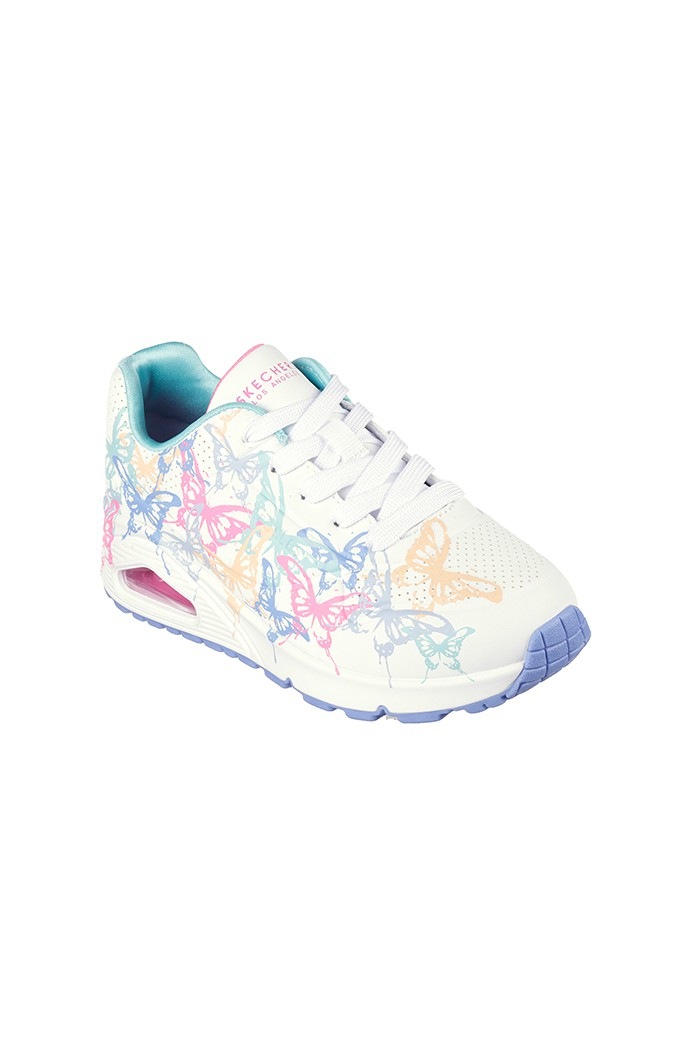 Pantofi Sport Skechers Uno Butterfly Zooms JR, Alb, 33