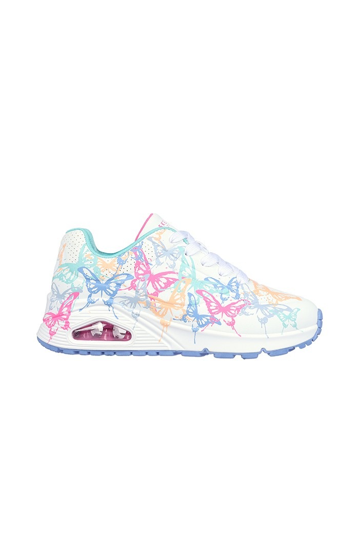 Pantofi Sport Skechers Uno Butterfly Zooms JR, Alb, 33