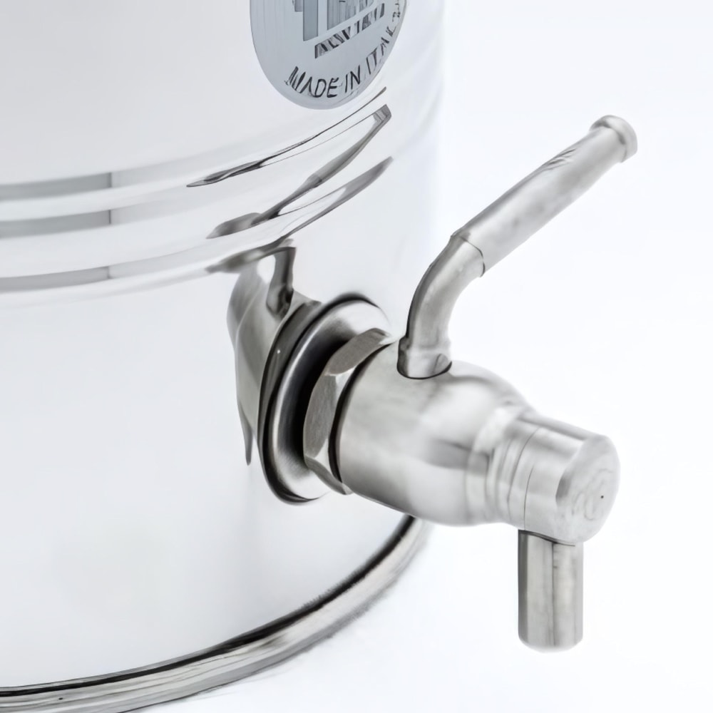 Butoi pentru Tuica/Palinca/Ulei/Lapte TRE.I, set cu robinet si suport, inox, 20L