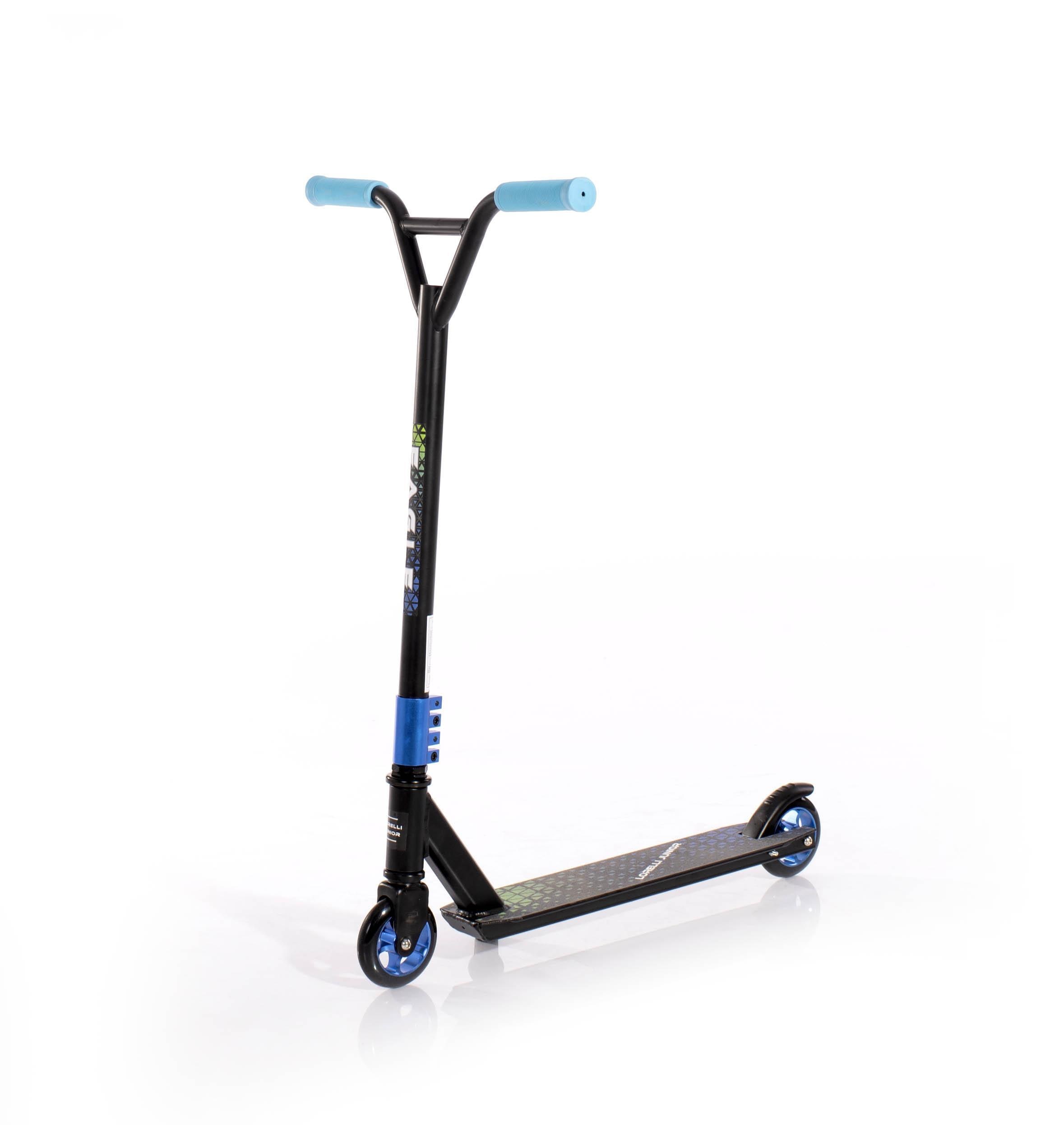 Trotineta copii, Lorelli, Eagle, 8 Ani+, 2 roti silentioase din silicon, greutate suportata 100 kg, cadru aluminiu, ghidon cu manere din cauciuc, control usor al franei, Caribbean Blue