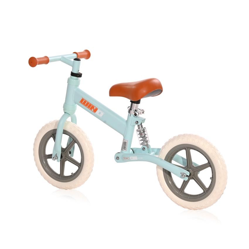 Bicicleta de echilibru, Lorelli, Wind, 2-5 Ani, fara pedale, roti mari din spuma Eva, ajustabila, limitator directie, maner imbracat in cauciuc, sa moale, Light Blue