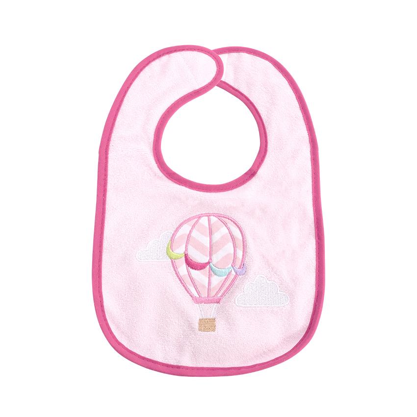 Set 7 bavete bumbac si peva, Lorelli, 30 x 19 cm, inchidere cu banda velcro, fetite