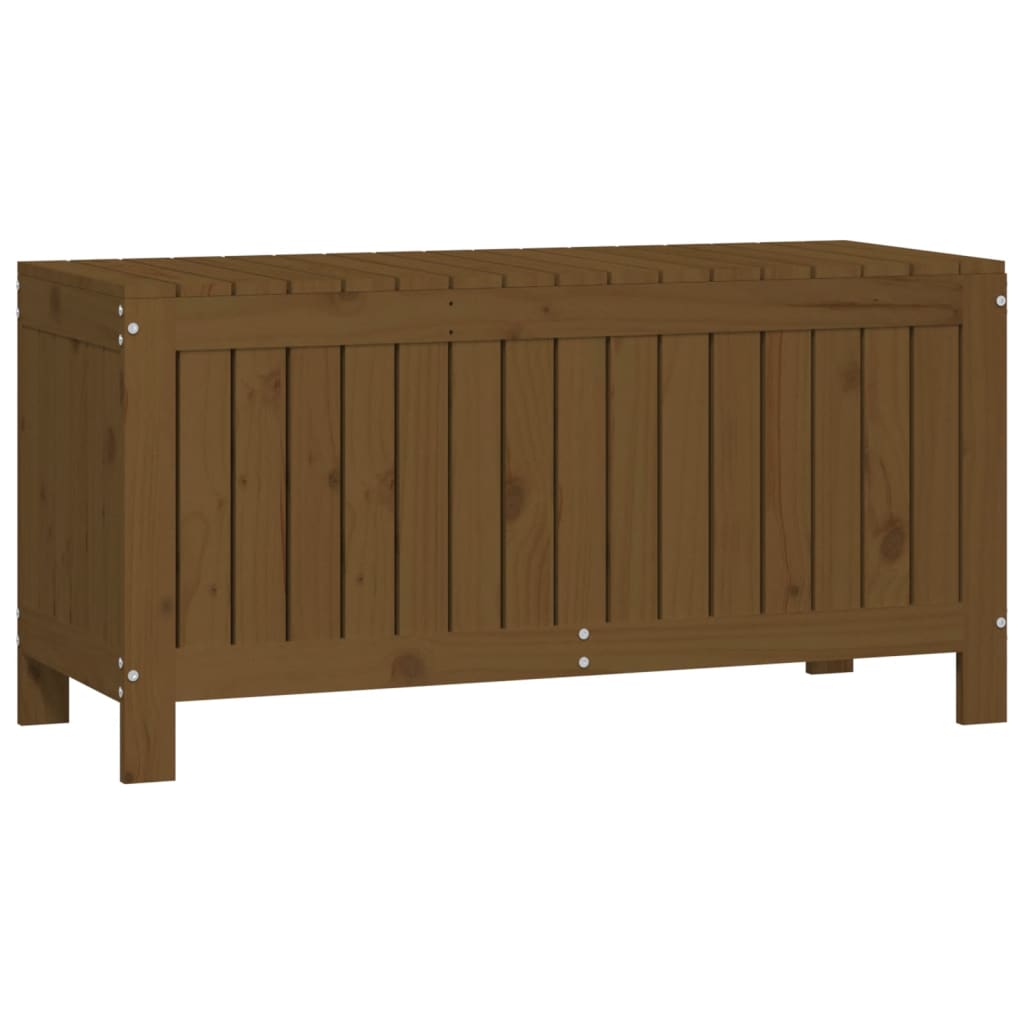 Lada depozitare gradina VIDAXL, lemn masiv, 108 x 42 x 54 cm, maro