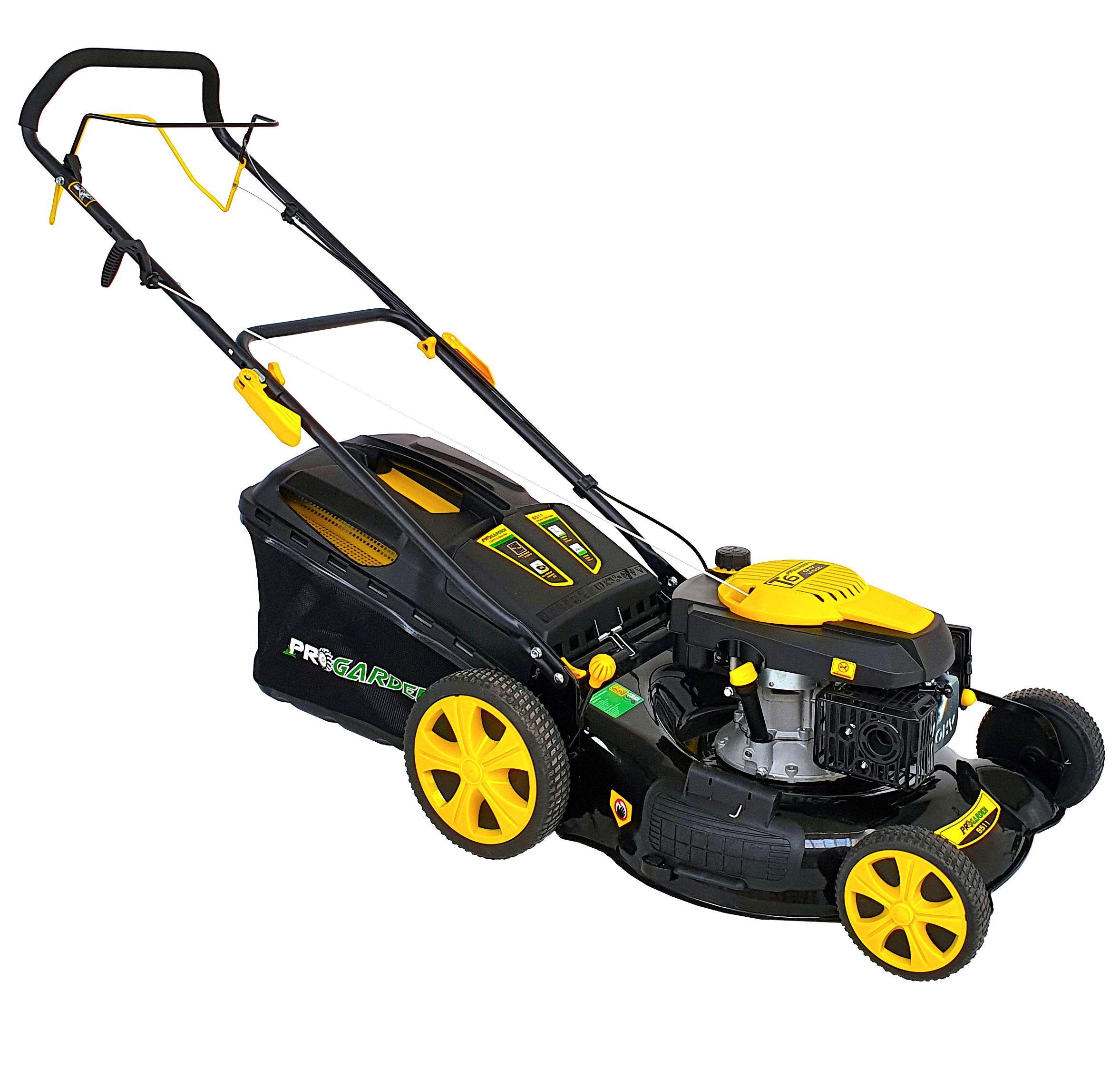 Masina de tuns iarba ProGARDEN S511VHY-T6, 3.5CP, 500mm, sac 60l, autopropulsata