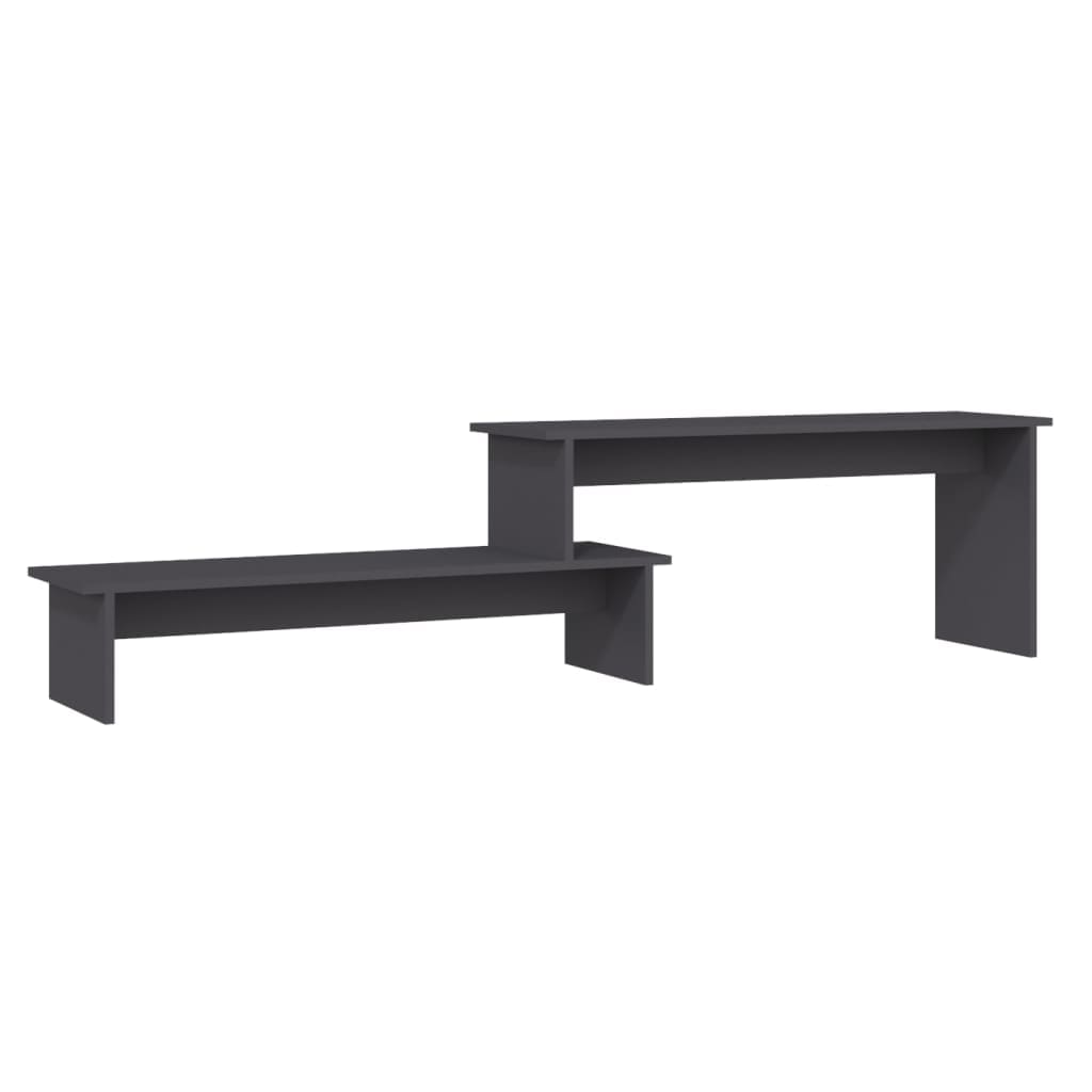 Comoda TV vidaXL, gri, 180x30x43 cm, PAL 