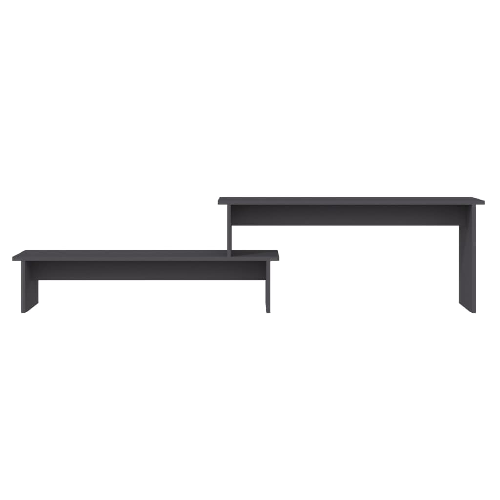 Comoda TV vidaXL, gri, 180x30x43 cm, PAL 