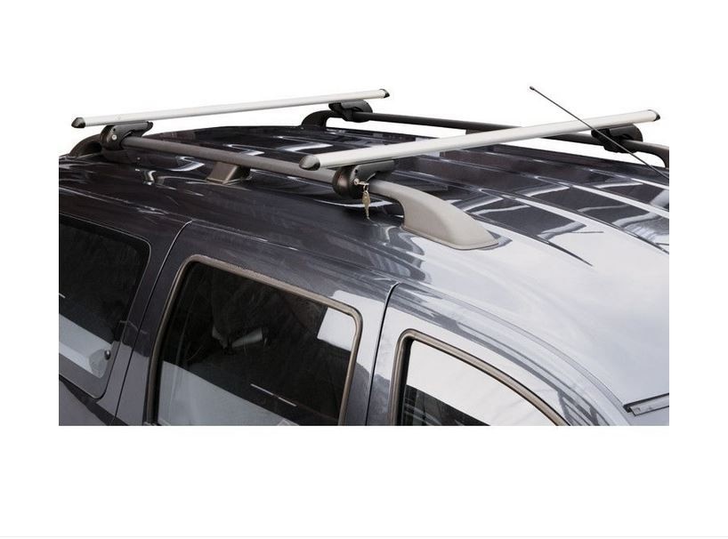 Set 2 bare portbagaj cu cheie compatibile cu VW Caddy III 2003-2020, aluminiu K40