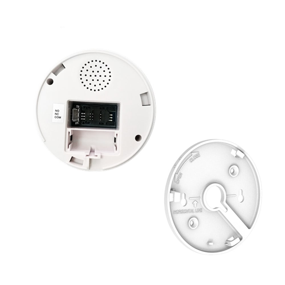 Detector scurgeri de gaz WiFi, compatibil Tuya si Smartlife, Alb