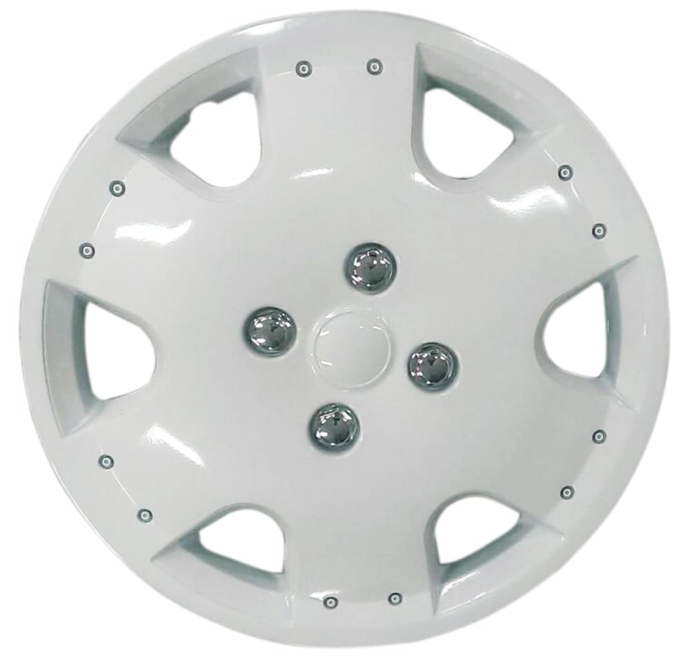 Set 4 capace roti MALLORCA, 14 inch, universal, alb