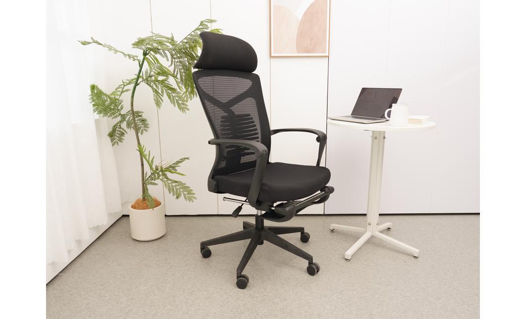 Scaun Birou OC097, 114 x 60 x 51 cm, Negru
