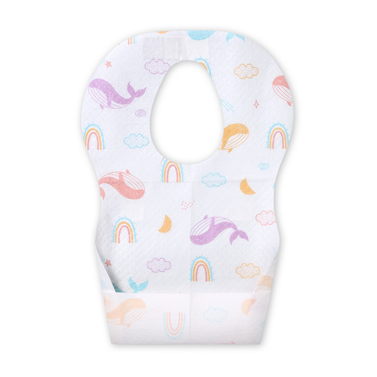 Set bavete de unica folosinta Baby Ono 878, 3 luni+, 10 bucati, multicolor