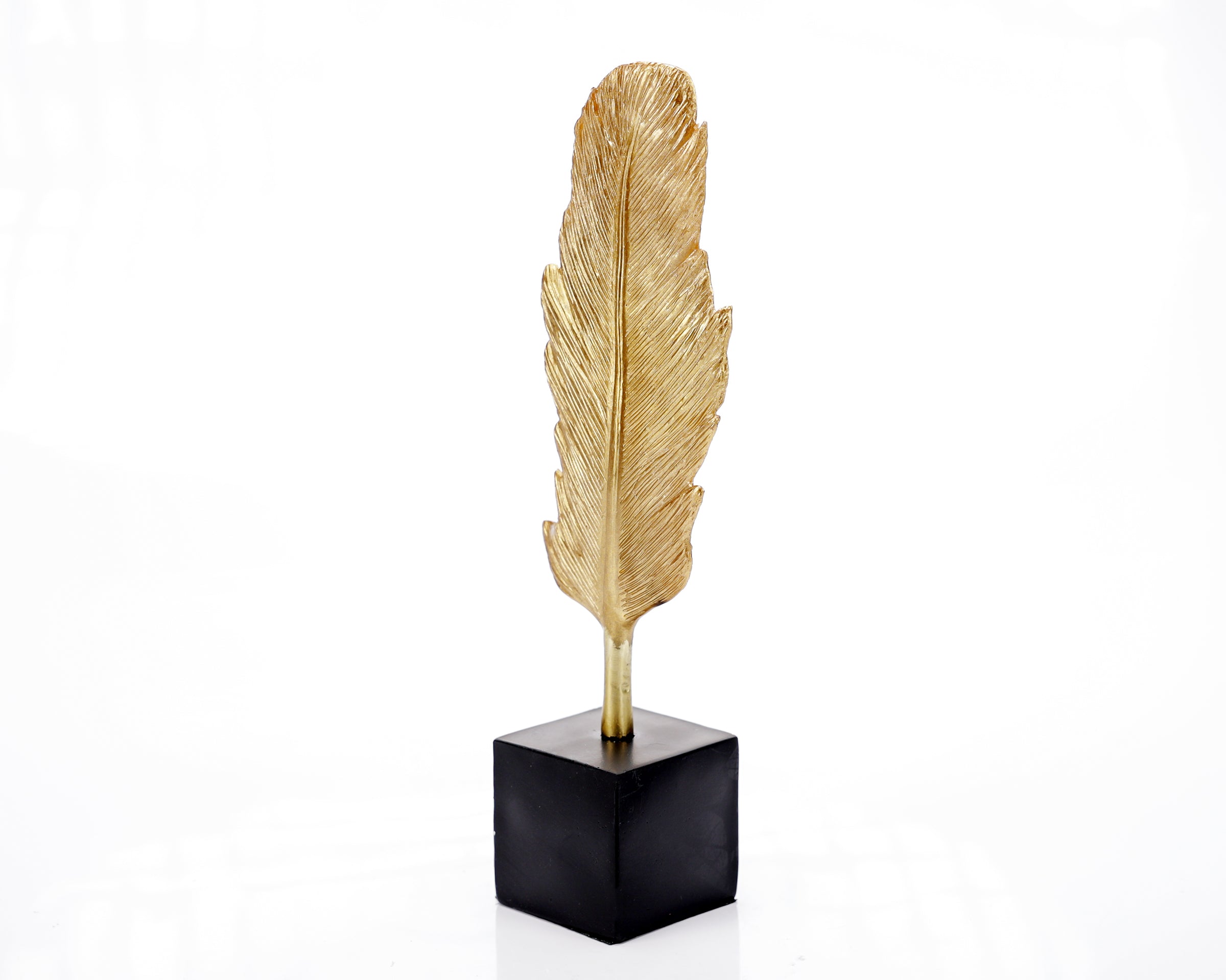 Statueta Ella Home Gold Tree, rasina, 5x5x25 cm