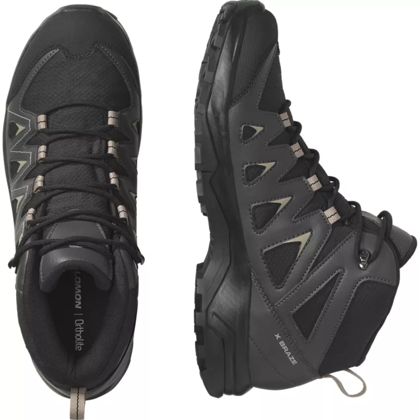Incaltaminte de trekking pentru barbati Salomon X Braze Mid GTX, Negru, 44