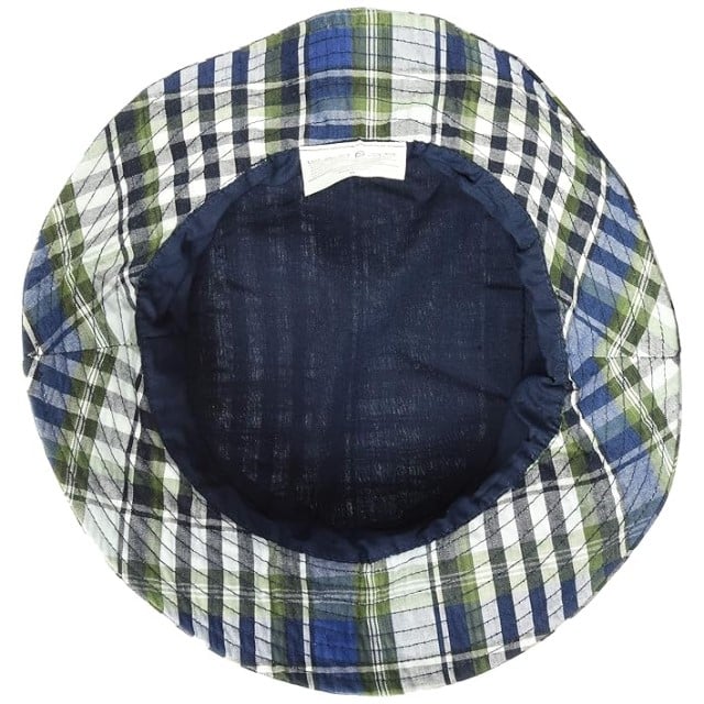 Palarie Copii Bucket, Protectie Solara UPF50+, Navy Check, 2 - 4 ani