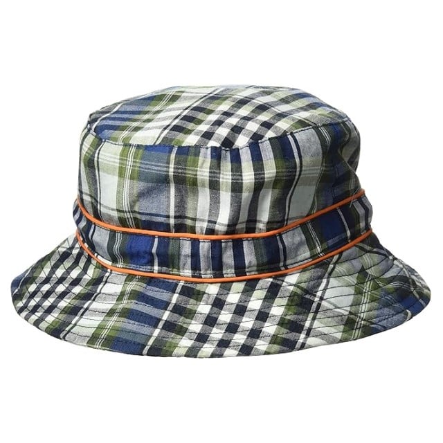 Palarie Copii Bucket, Protectie Solara UPF50+, Navy Check, 2 - 4 ani