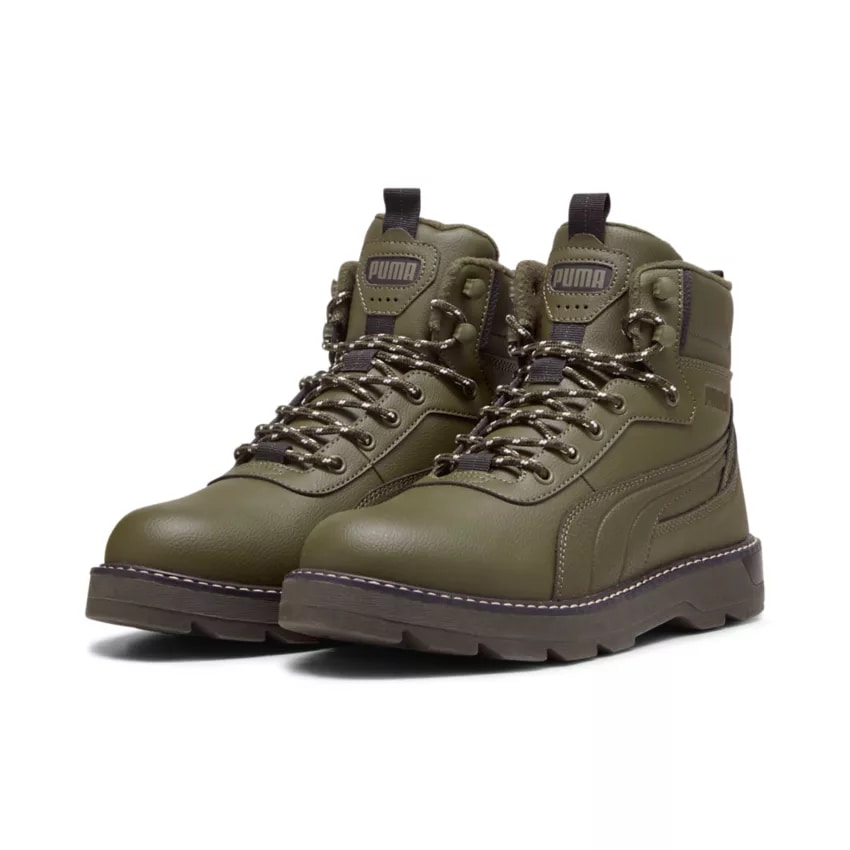 Ghete de iarna pentru barbatii Puma Desierto v3, Oliv, 44