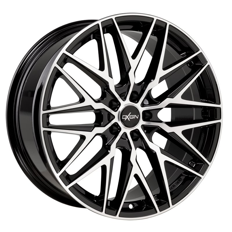 Janta aliaj Oxigin 25 Oxcross black full polish, 8.5J x 19", 5, PCD 112, ET35