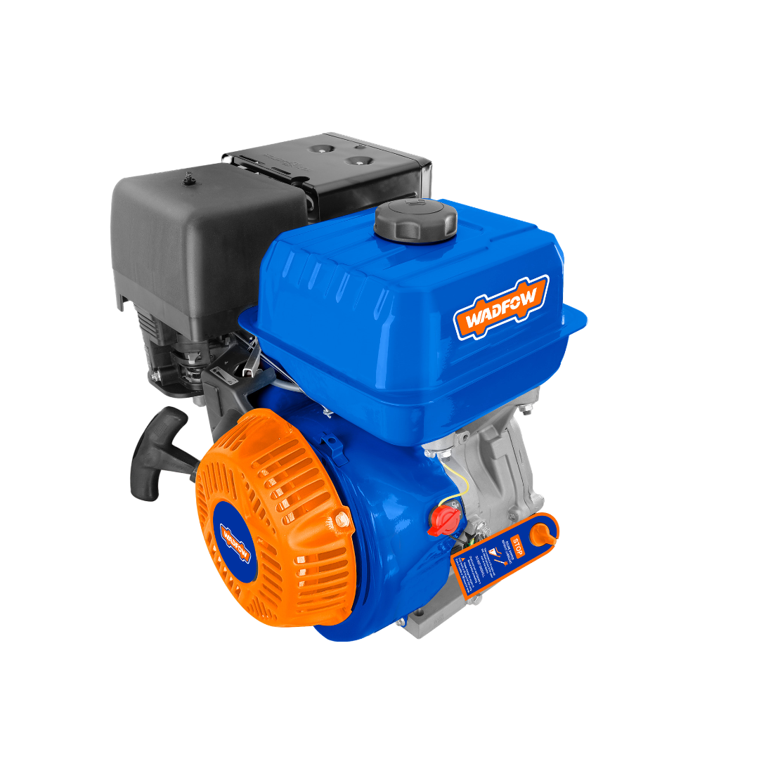 Motor pe benzina pentru uz general Wadfow, 4 timpi OHV, 420cc, 15cp, 26Nm, 3600rpm, ax cilindric 25.4mm, rezervor combustibil 6L, nivel consum 370 g/kw-h