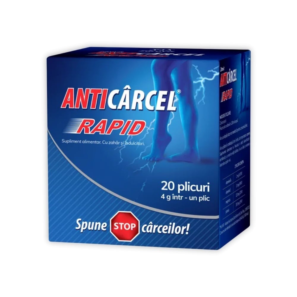 Anticarcel Rapid, 20 plicuri, Zdrovit
