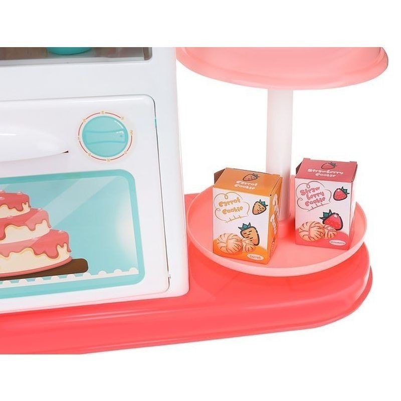 Bucatarie multifunctionala pentru copii PROCART, efecte sonore gatit, lumini, apa chiuveta, 72x51.5x23.5 cm
