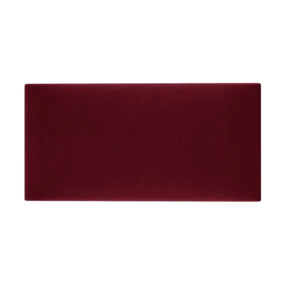 Panou decorativ tapitat Mollis Basic 1, dreptunghi, 60 x 30 cm, rosu, MV59