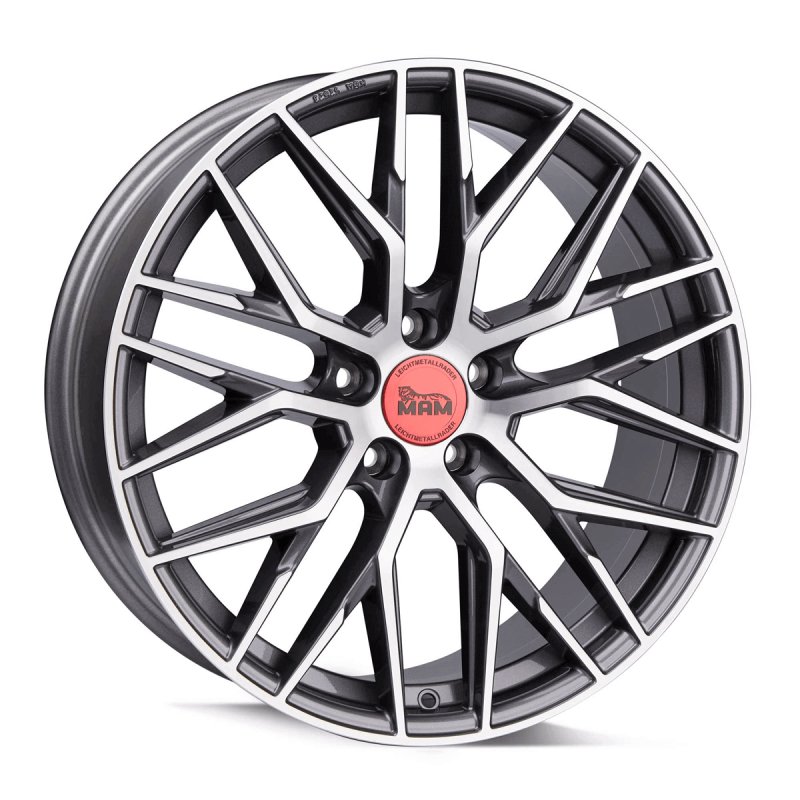 Janta aliaj MAM Felgen RS4 PALLADIUM FRONT POLISH, 7.5J x 17", 5, PCD 108, ET45