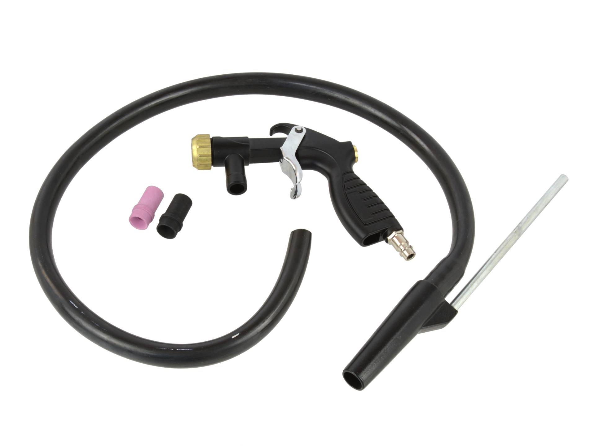 Pistol de sablare cu furtun Geko PS-3, duze 5-6mm, 8.6 bar, 220 l/min