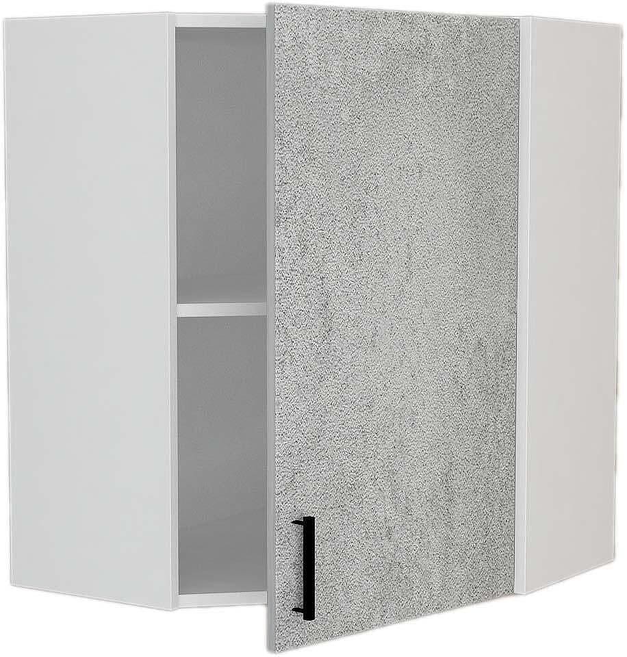 Corp superior coltar de bucatarie Sani Glamur, 60x60x72 cm, aspect beton