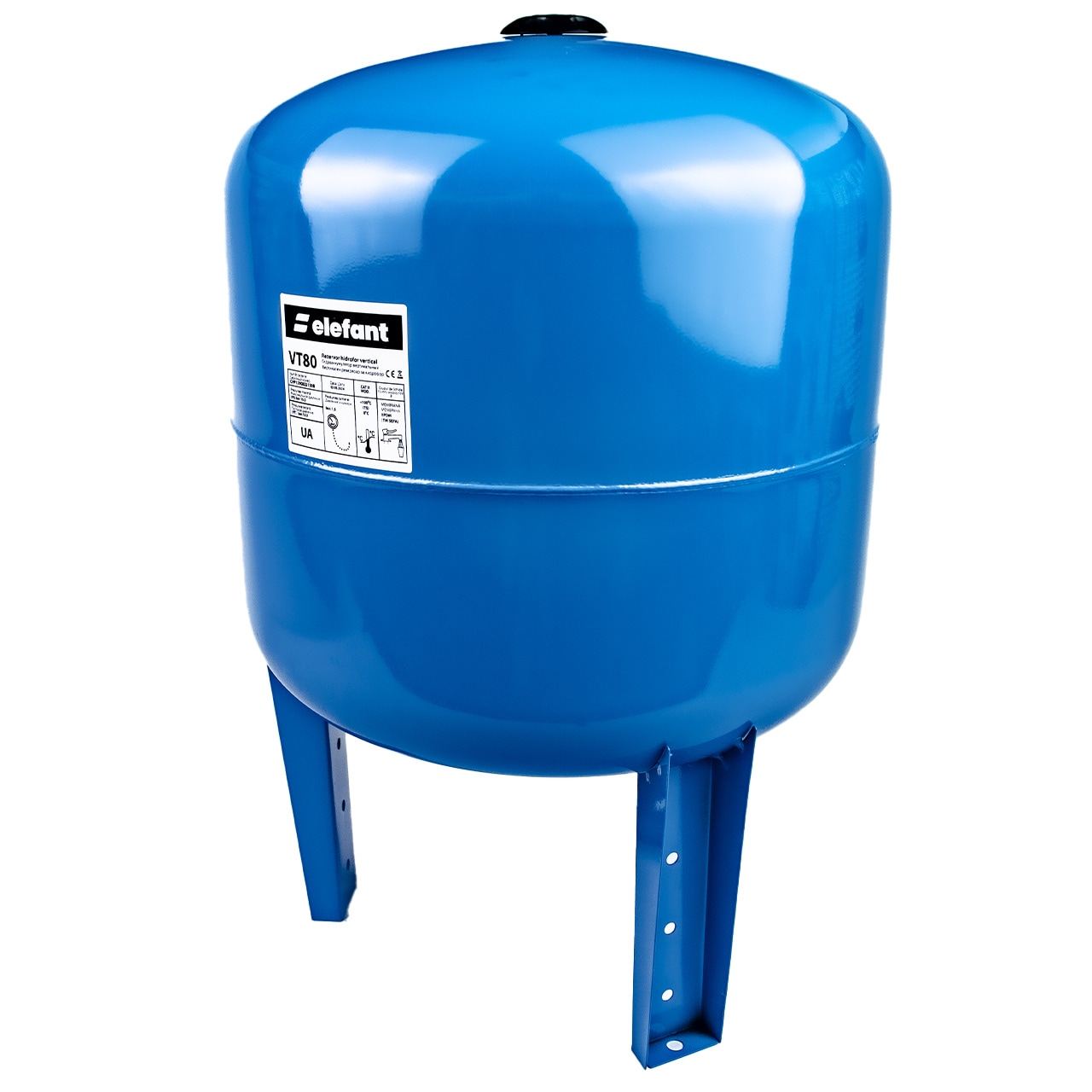 Bazin hidrofor, metal, 80 L, vertical