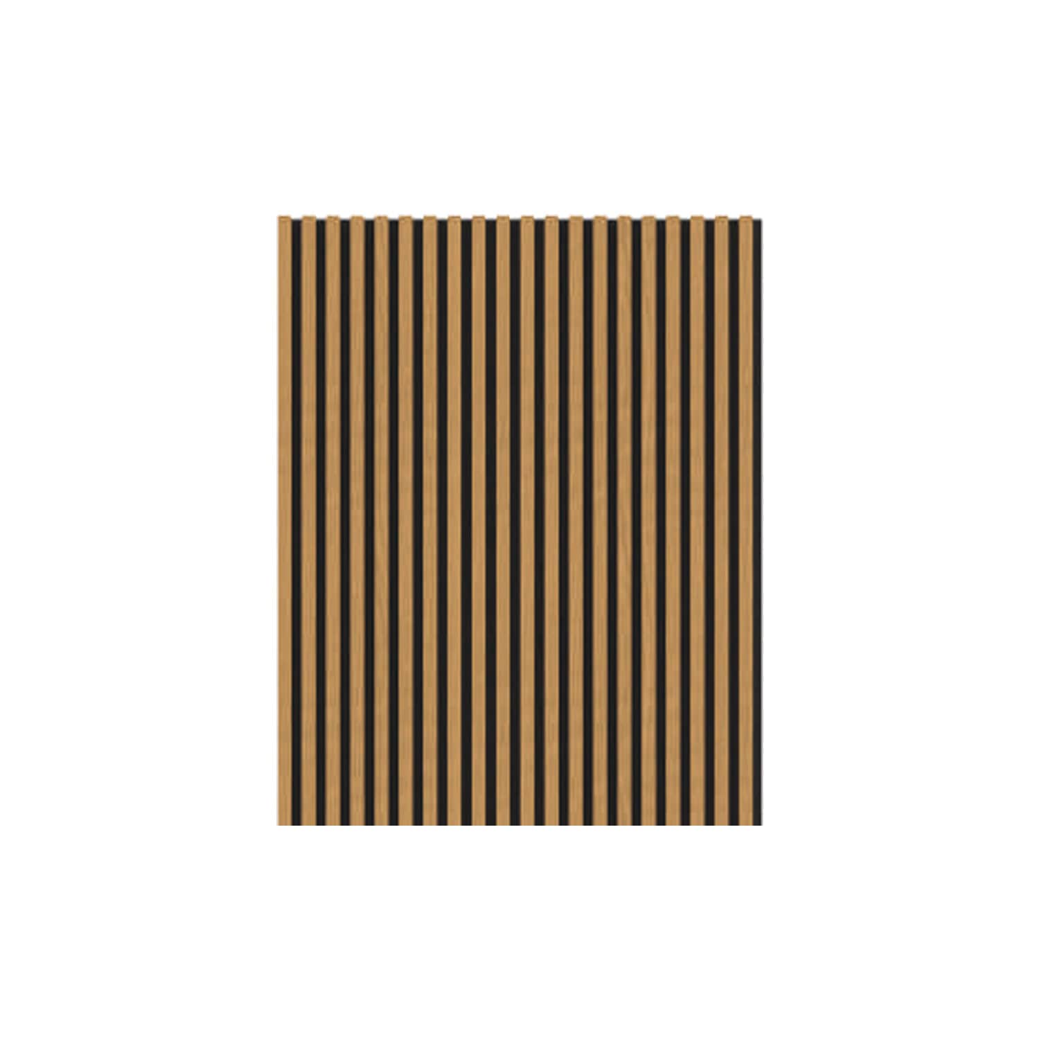 Panou acustic cu riflaj MDF, Stejar Clasic, 205 x 2600 x 21 mm,4 buc/set