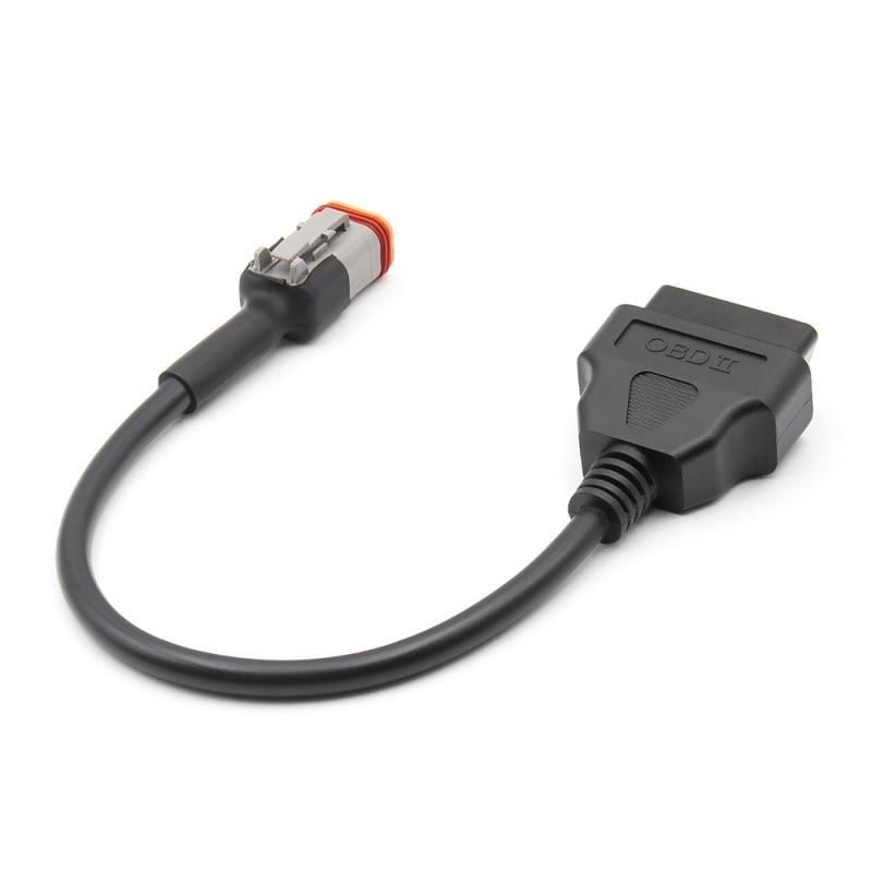 Cablu adaptor de diagnosticare Techstar, pentru motociclete Harley Davidson, OBD2 cu 4 pini la 16 pini