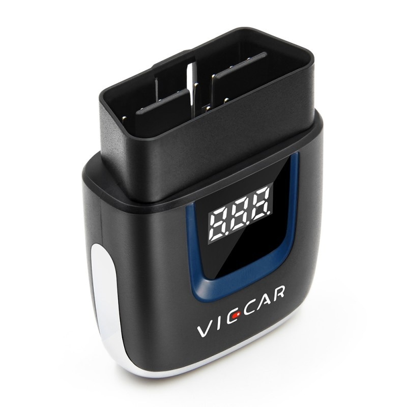 Interfata diagnoza multimarca Viecar Dual, OBS2, Bluetooth 4.0, aplicatie dedicata, compatibil cu iOS si Android, Display LED
