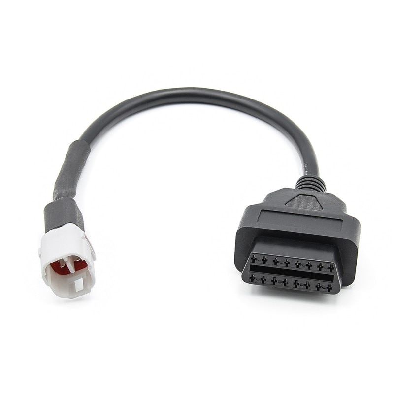 Cablu adaptor de diagnosticare Techstar, OBD2, pentru motociclete Yamaha, cu 4 Pini La 16 Pini 