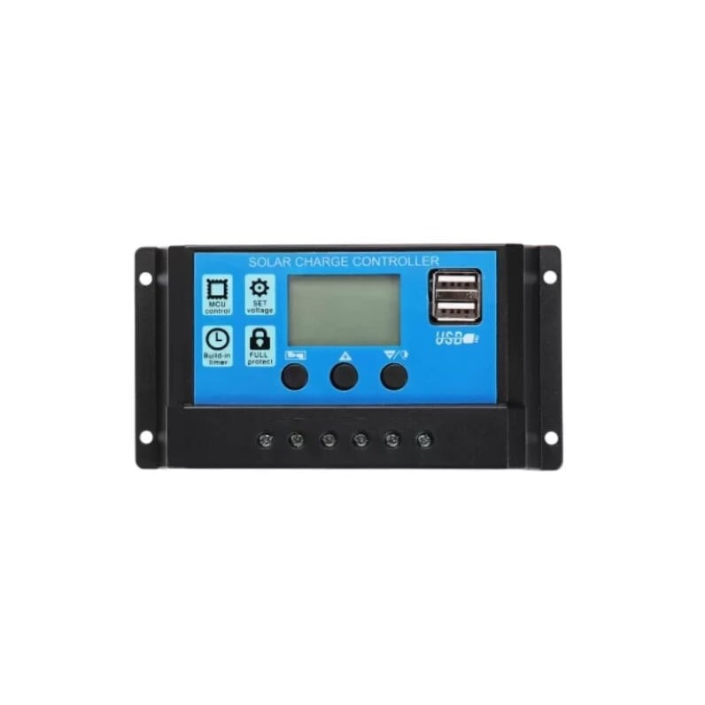 Kit solar fotovoltaic off grid Solid Volt, invertor 2000W 12V, panou solar 120W, regulator 30A, baterie solara 20Ah AGM si 20 m cablu solar