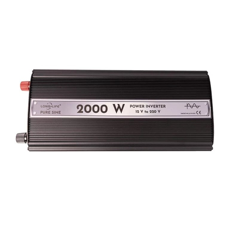Kit  fotovoltaic off grid Solid Volt, invertor 2000W 12V, panou solar 180W, regulator 30A, baterie solara 105Ah AGM si 20 m cablu solar cabana, rulota, casa