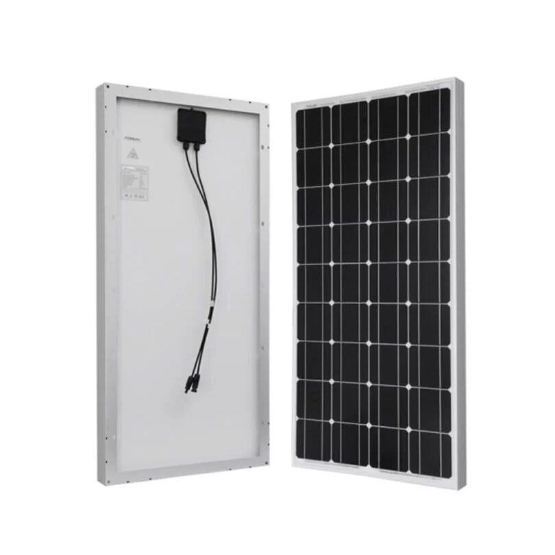 Kit  fotovoltaic off grid Solid Volt, invertor 2000W 12V, panou solar 180W, regulator 30A, baterie solara 105Ah AGM si 20 m cablu solar cabana, rulota, casa