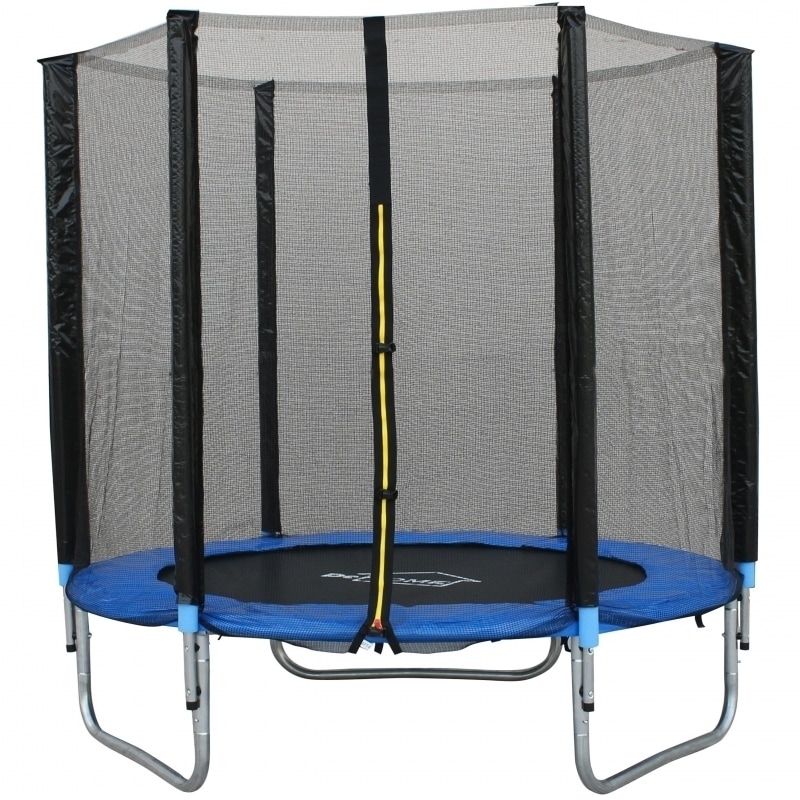 Trambulina DeHome, diametru Jumper 1006, diamentru 183 cm (6 FT), plasa de siguranta, plasa rezistenta UV, structura metal