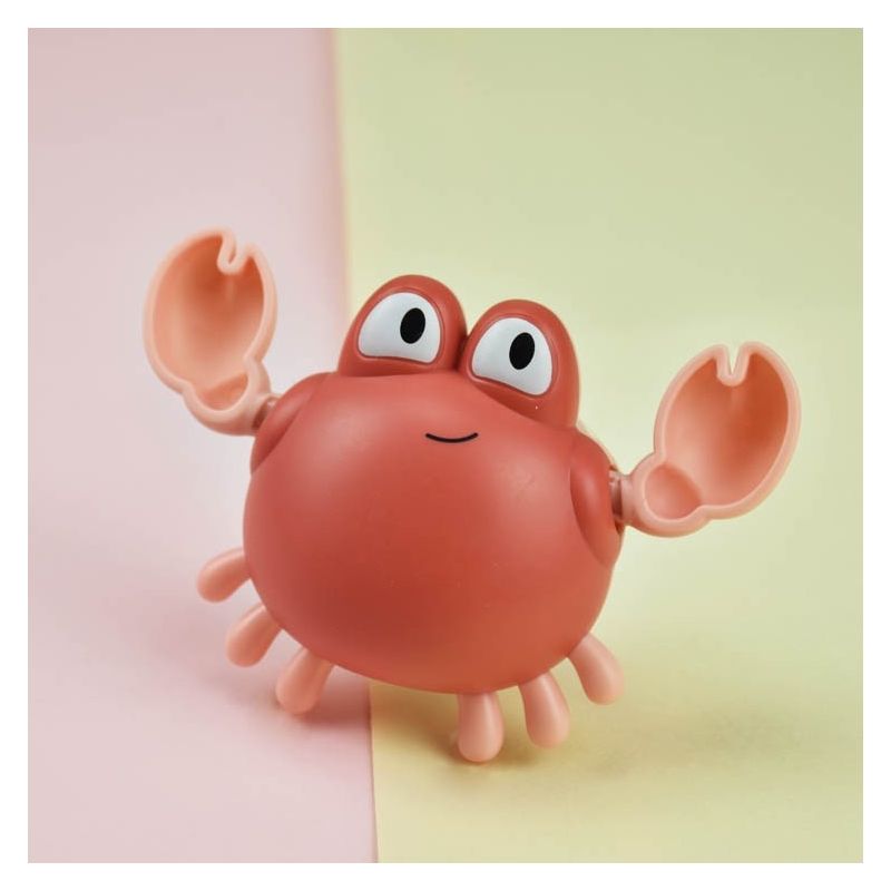 Jucarie de baie pentru copii eMazing: forma crab, culoare rosu