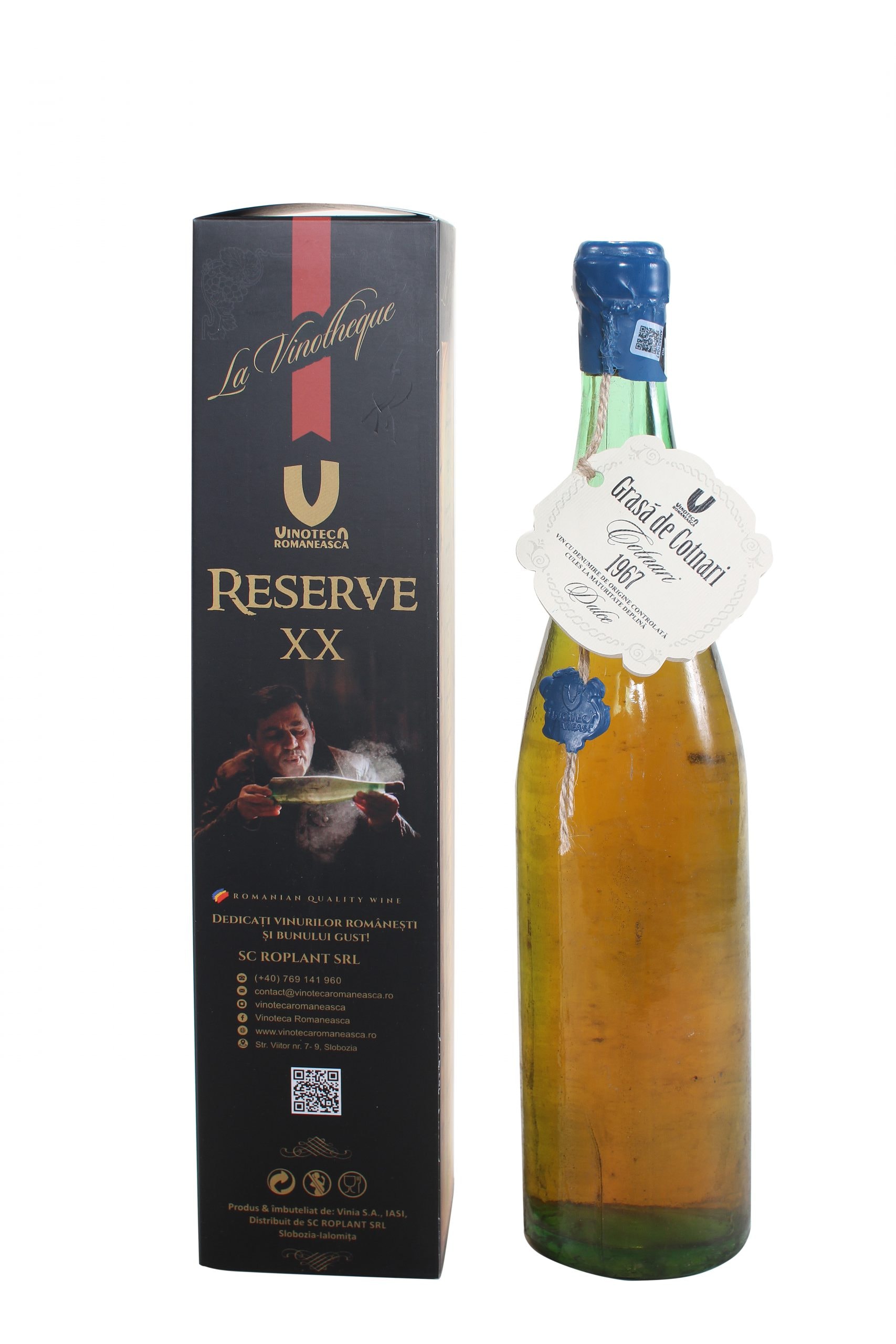 Vin alb dulce Vinia Grasa de Cotnari, 0.75L