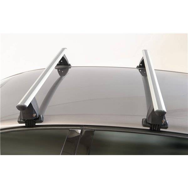 Bare transversale Menabo Delta Silver pentru Daihatsu Cuore, 5 usi, model 2007+