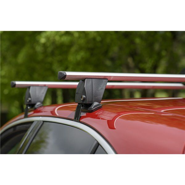 Bare transversale Menabo Delta Silver pentru Mitsubishi Spacestar, 5 usi, model 2012-2016