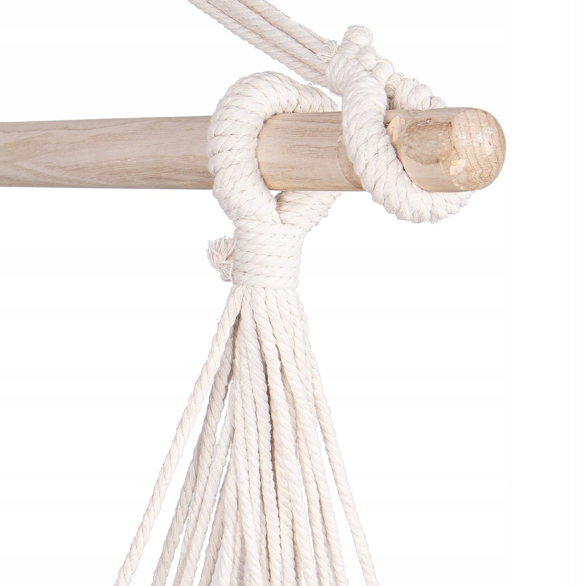 Hamac tip leagan suspendat Sersimo, pentru casa sau gradina HM48, gri maro cu perne, 130x100cm, 150kg