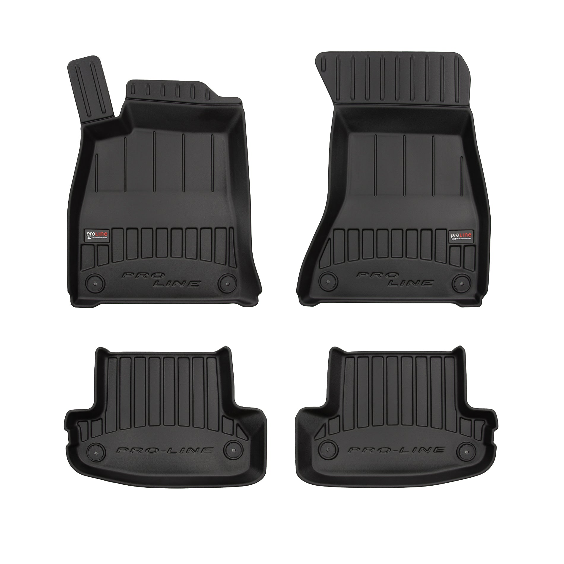 Set covorase auto Frogum 3D, pentru Audi A5 F5 2017-prezent, 4 bucati, Negru