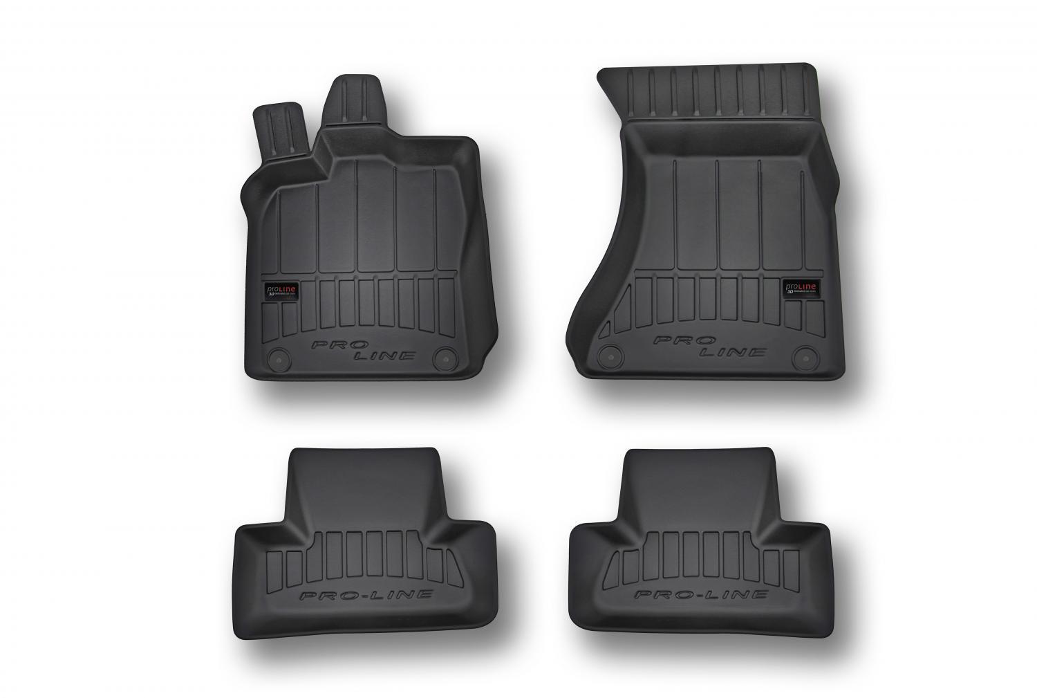Set covorase auto Frogum 3D, pentru Audi Q5 8R 2008-2017, 4 bucati, Negru