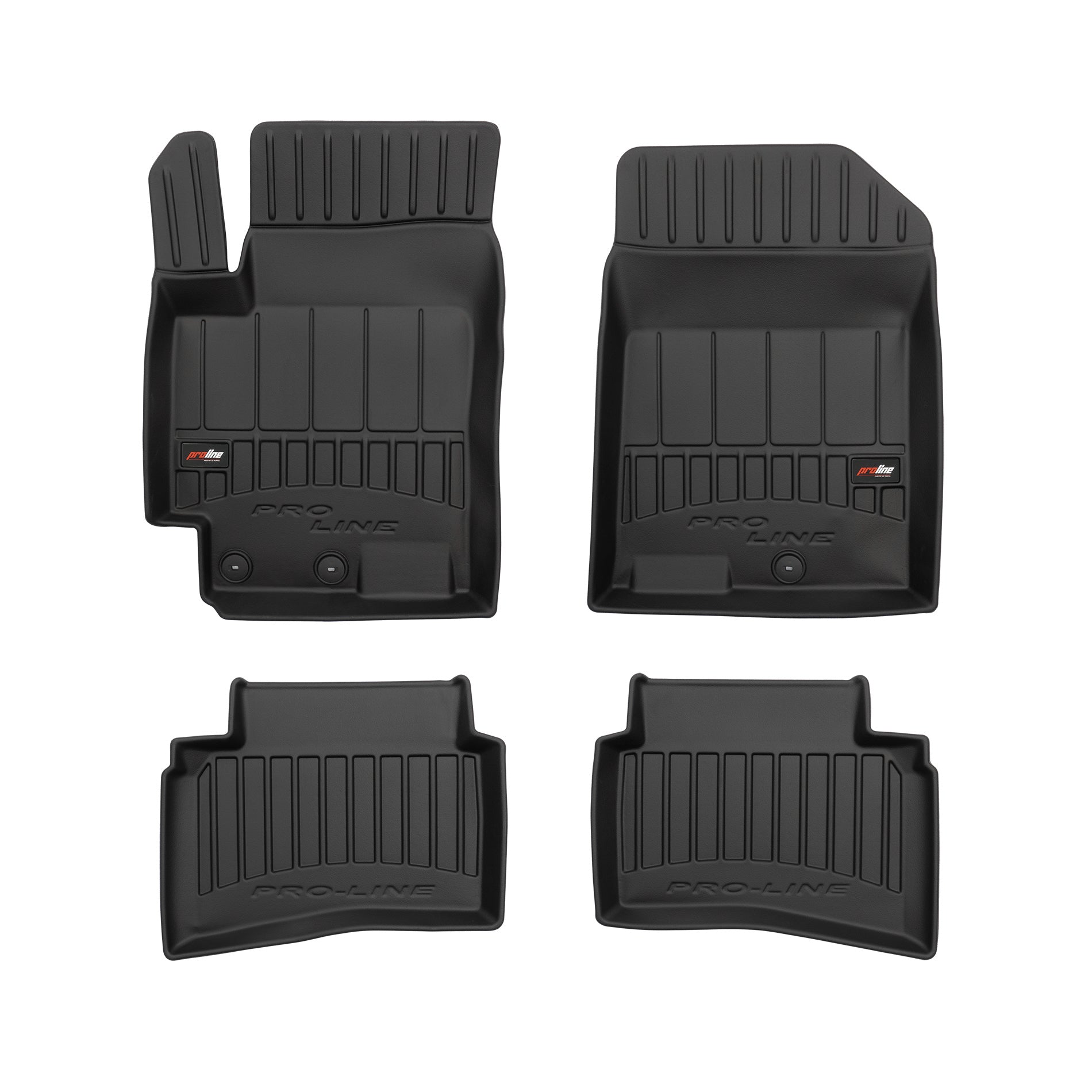 Set covorase auto Frogum 3D, pentru Kia Stonic 2017-prezent, 4 bucati, Negru