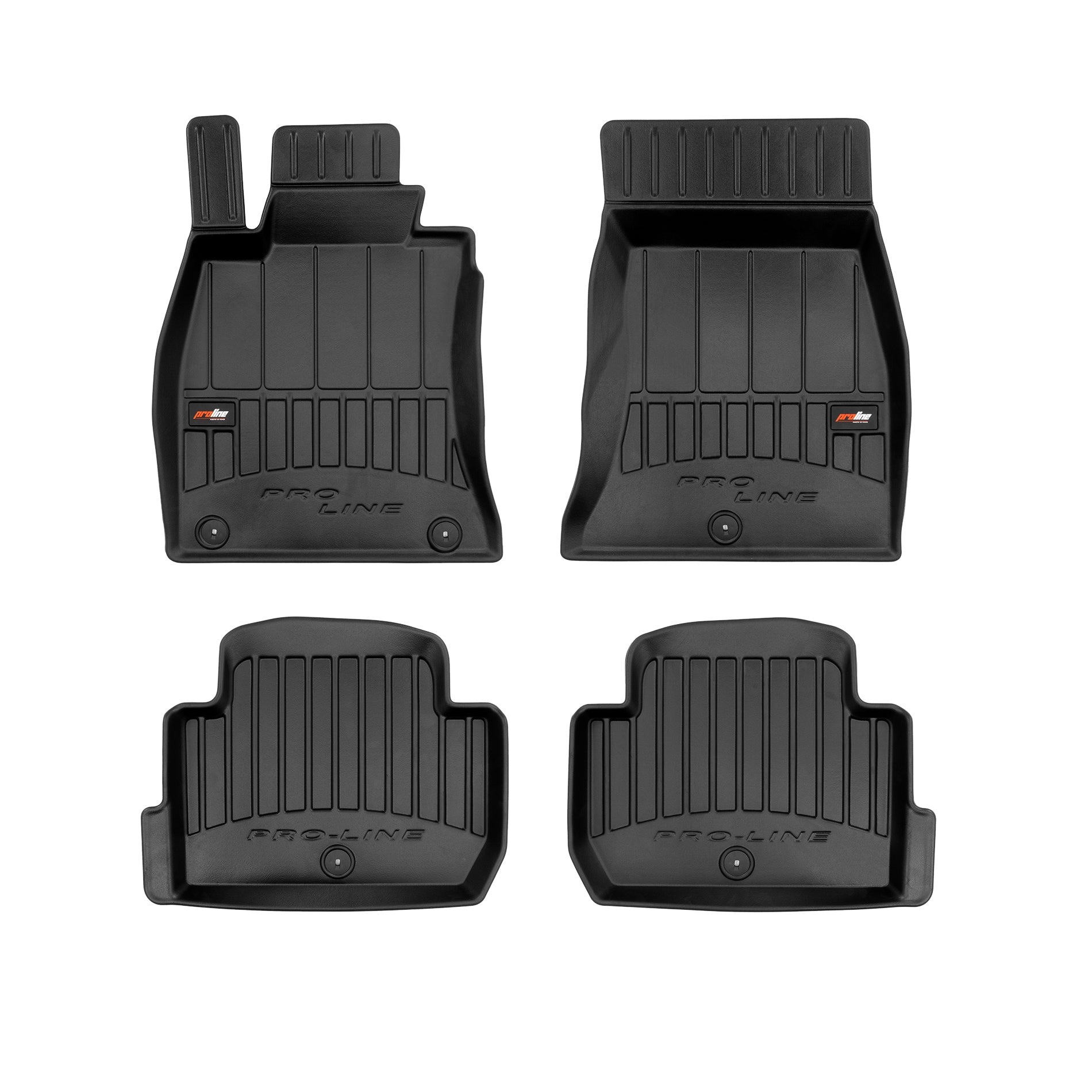 Set covorase auto Frogum 3D, pentru Kia Stinger 2017-prezent, 4 bucati, Negru